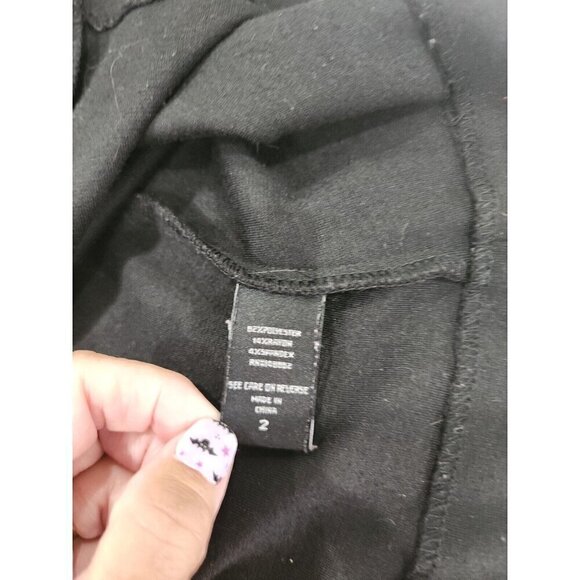 Torrid Blazer Black 3/4 Ruched Sleeves Single Breasted 2 Button Women's 2X - Picture 6 of 8